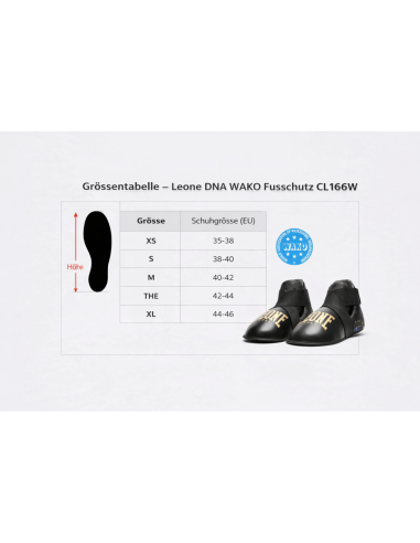 Leone1947 WAKO Foot Protection CL167 Black | Vikingstore