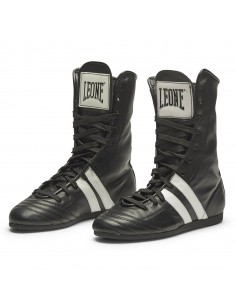 Leone1947 Acheter des bottes de boxe en cuir noir dans la boutique en ligne suisse