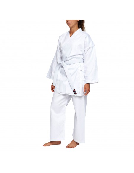Tuta da Karate Kung Fu Taekwondo con cintura per bambini e adulti