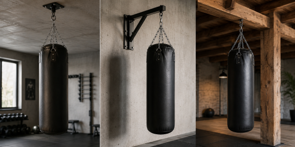 Boxsack an der Decke, Wand oder am Holzbalken befestigen - Welche Lösung ist die beste?