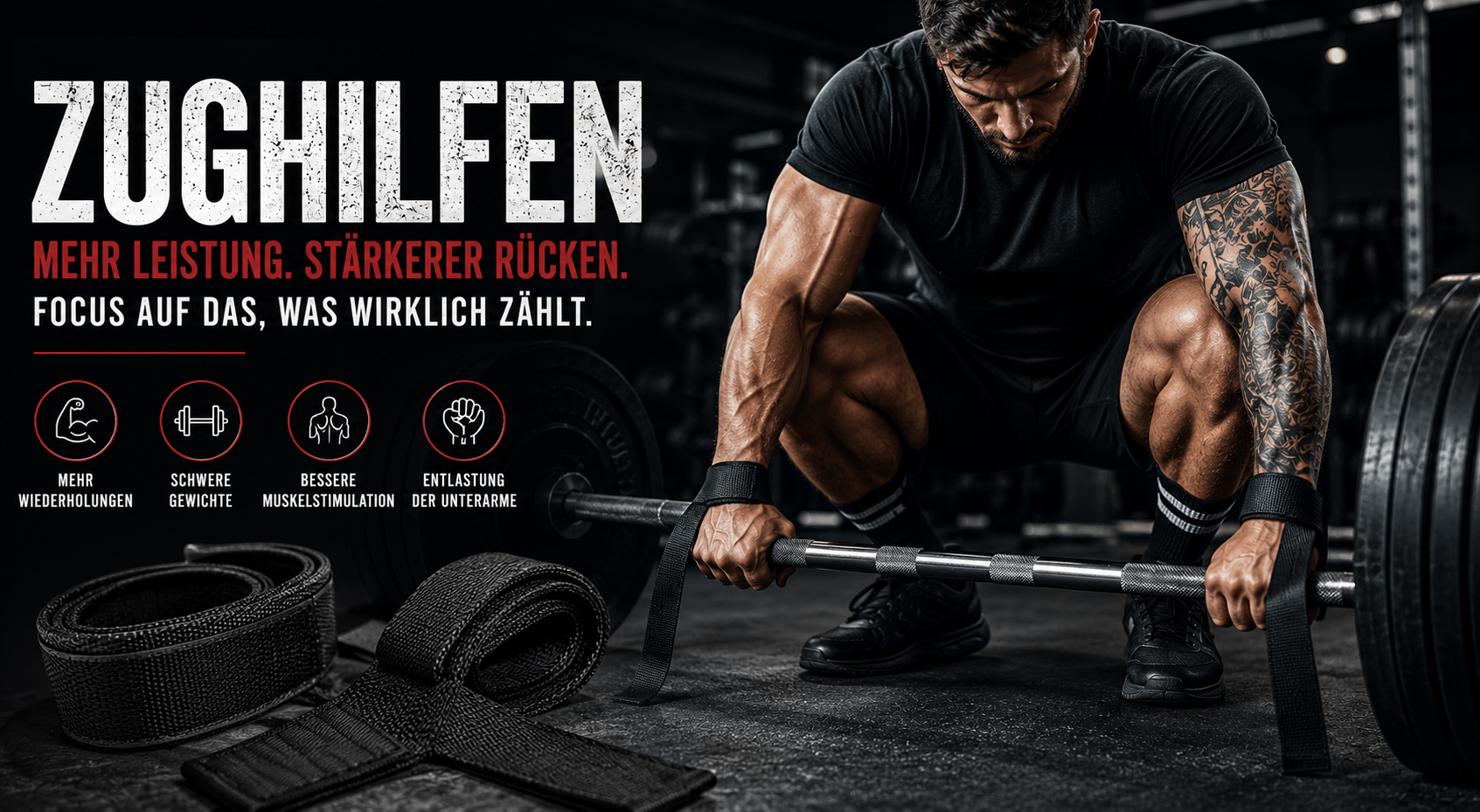 Les sangles de tirage en musculation - utiles ou inutiles ?