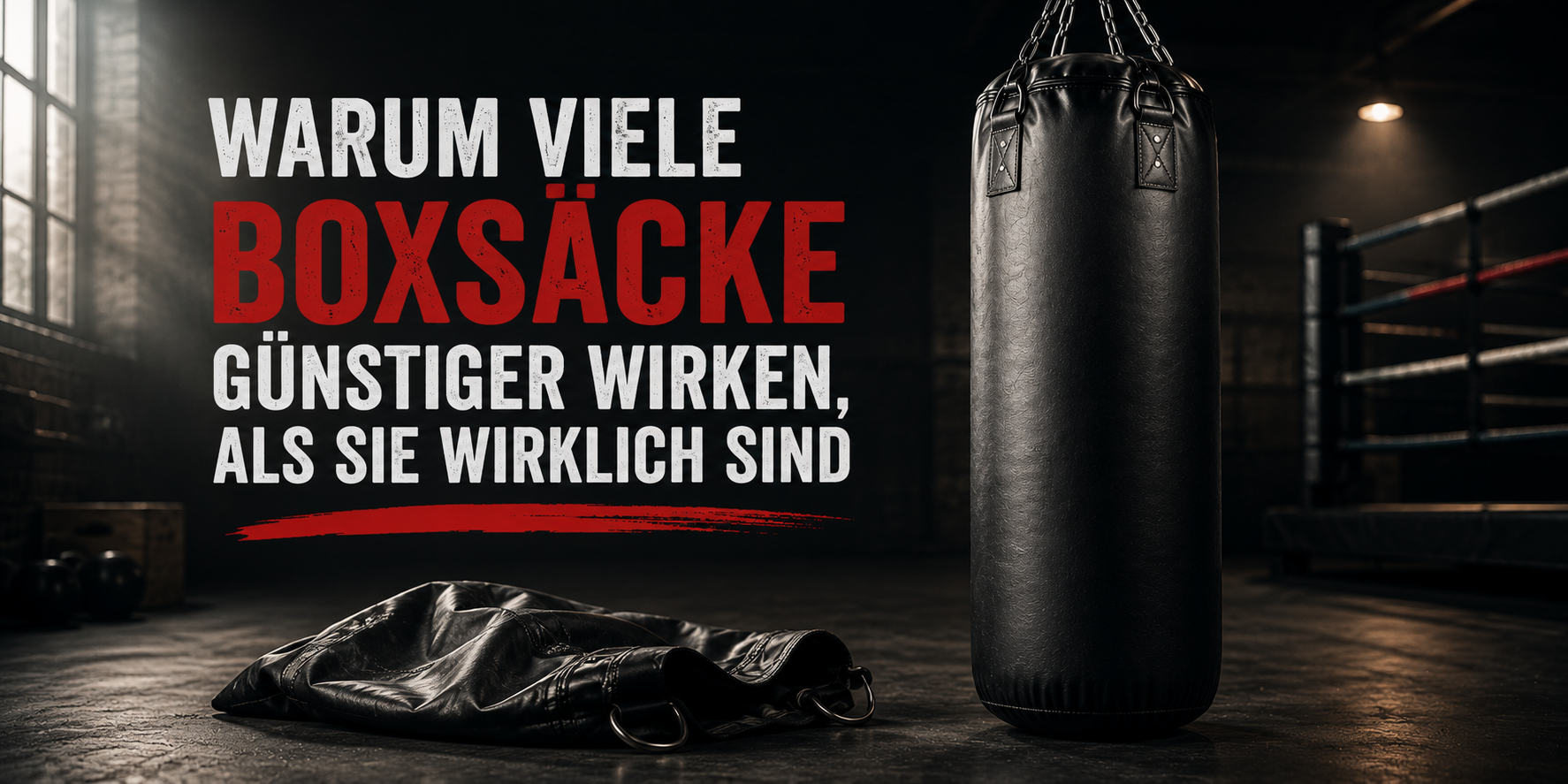 Why many punching bags appear cheaper than they actually are